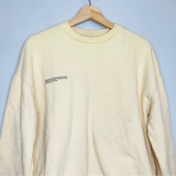 PANGAIA YELLOW 365 SWEATSHIRT YELLOW SIZE SMALL - Picture 3 of 10